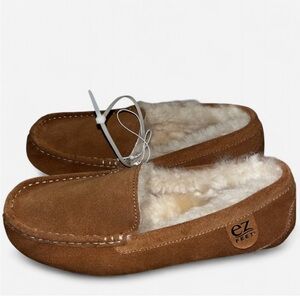 UGG Brown Suede Loafers with Cream Lining